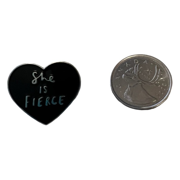 COPY - A pin stating “ She is Fierce “ - Picture 2 of 3
